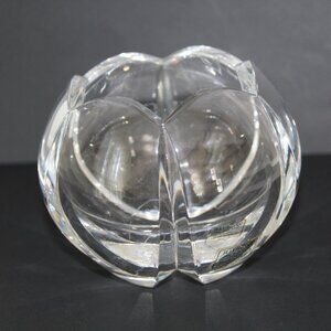 Illusions Lead Crystal Tulip Cut Tealight  Votive Holder Slovenia